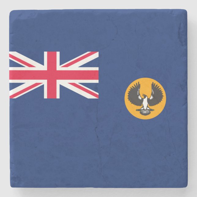 Sydaustraliska Flagga (Australiska staten) (SA) Stenunderlägg (Framsidan)