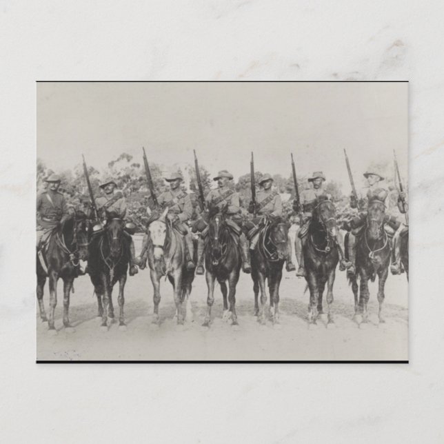 Sydaustraliska monterade rifles vykort (Framsida)