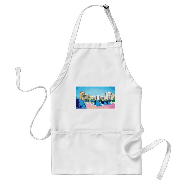SYDBEACH, MIAMI, FLORIDA Apron Förkläde (Framsidan)