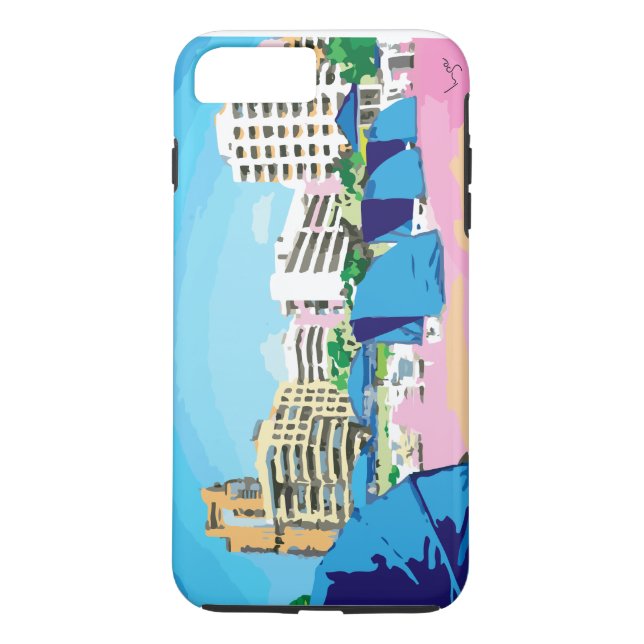 SYDBEACH, MIAMI, FLORIDA iphone case Case-Mate iPhone Skal (Baksida)