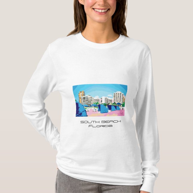 SYDBEACH, MIAMI, FLORIDA T-shirt (Framsida)