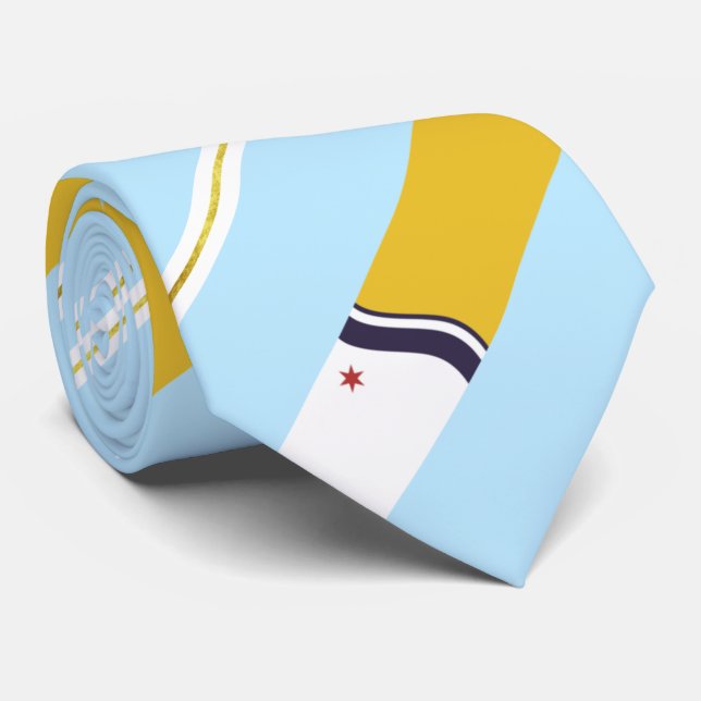 Sydbög (Indiana), flagga Neck Tie Slips (Rullad)