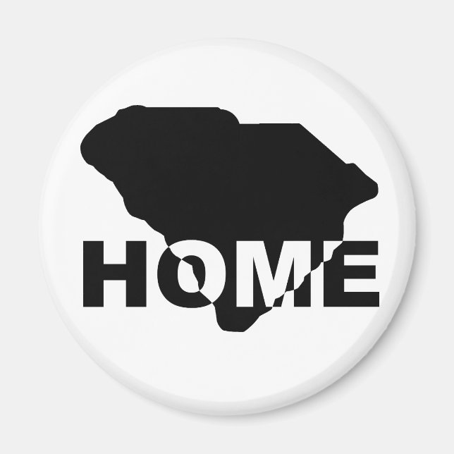 Sydcarolina Hemifrån Frysmagnet Magnet (Framsidan)