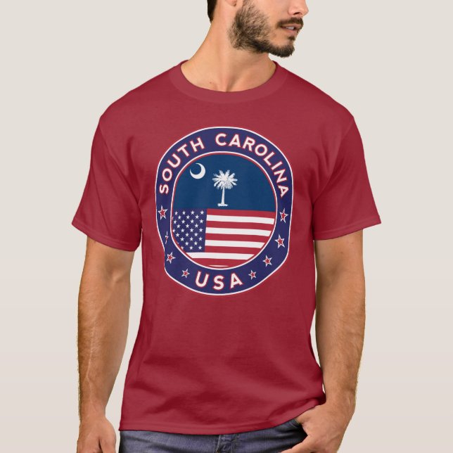 SydCarolina t-shirt, mullig T Shirt (Framsida)