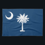 Sydcarolinas statsflagga kökshandduk<br><div class="desc">Patriotisk sydcarolinsk statsflagga.</div>