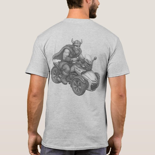 Sydcentrala Minnesota Kapitel - Spyder Viking T Shirt (Baksida)