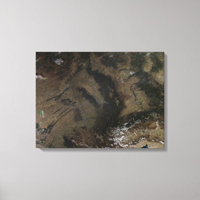 Sydcentrala Ryssland Canvastryck (Framsida)