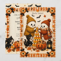 Sydda andar mysiga spöken & godis Halloween
