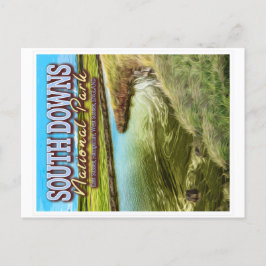 SYDDOWNS NATIONAL PARK - ÖSTER SUSSEX ENGLAND VYKORT