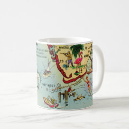 Sydflorida Keys Kartmugg Kaffemugg