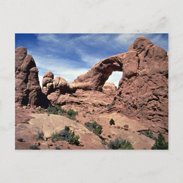 Sydfönstret, Arches National Park, Utah sten-forme Vykort (Framsida)