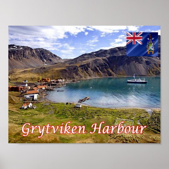 Sydgeorgien och Sydsandwich I- Poster (Framsidan)
