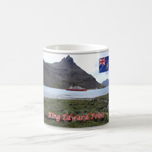 Sydgeorgien och Sydsandwich - Kaffemugg (Center)