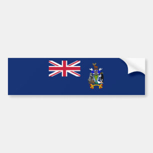 Sydgeorgien och Sydsandwichöarna Flagga Bildekal