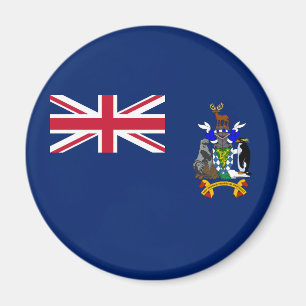 Sydgeorgien och Sydsandwichöarna Flagga Magnet