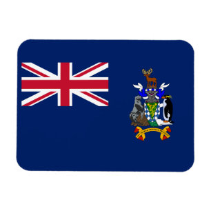 Sydgeorgien och Sydsandwichöarna Flagga Magnet