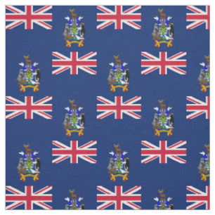 Sydgeorgien och Sydsandwichöarna Flagga Tyg