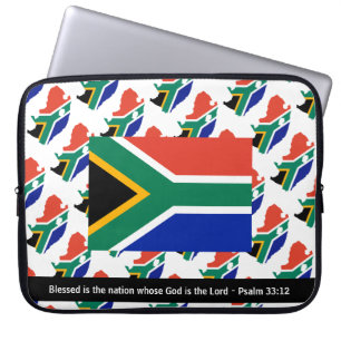 SYDH-AFRIKA, färgad nation Laptop Fodral