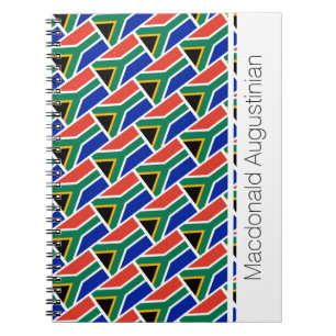SYDH AFRIKA Flagga Anpassad anteckningsbok Journal
