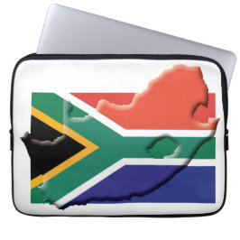 SYDH AFRIKA Flagga Patriotic Computer Karta Laptop Fodral