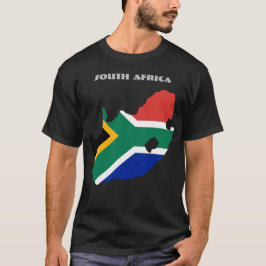 SYDH AFRIKA Speciell Anpassade Black Tourist T Shirt