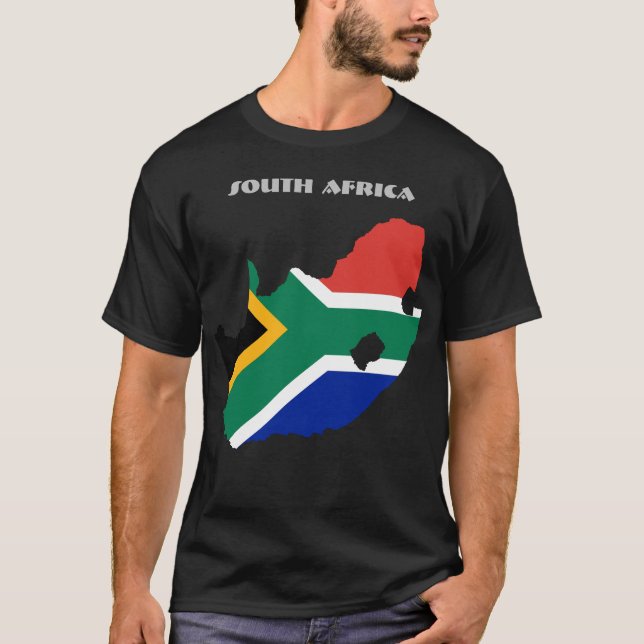SYDH AFRIKA Speciell Anpassade Black Tourist T Shirt (Framsida)