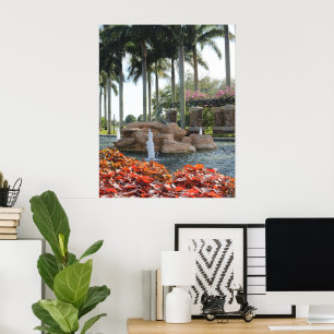 SYDH FLORIDA FONTÄN POSTER