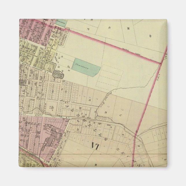 Sydhjulled, femte, sjätte och åttonde magnet (Framsidan)