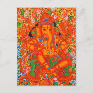 SYDINDIAN LORD GANESH TANJORE PAINTING VYKORT