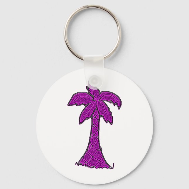 Sydkarolina palmetto träd nyckelring (Framsida)