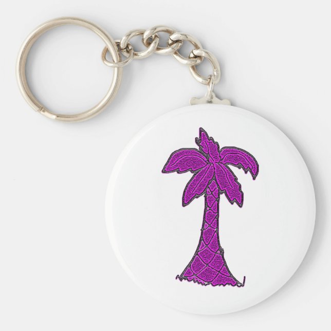 Sydkarolina palmetto träd nyckelring (Framsidan)