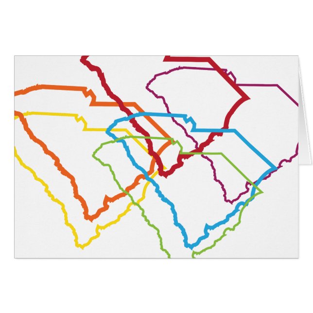 Sydkarolina-pride oskärpa OBS kort (Framsidan Horizontal)