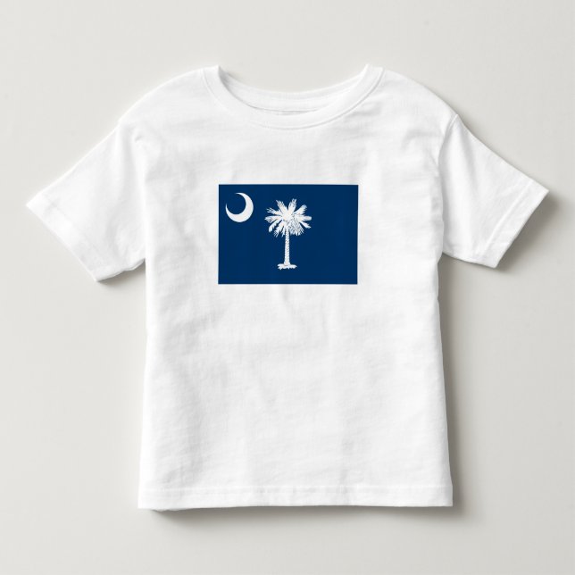 Sydkarolinas statsflagga t shirt (Framsida)