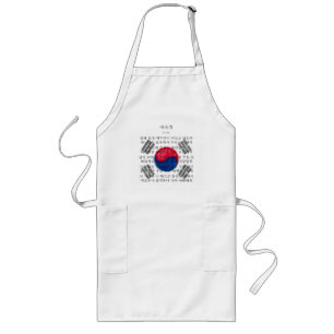Sydkorea - 애 국 가 långt förkläde