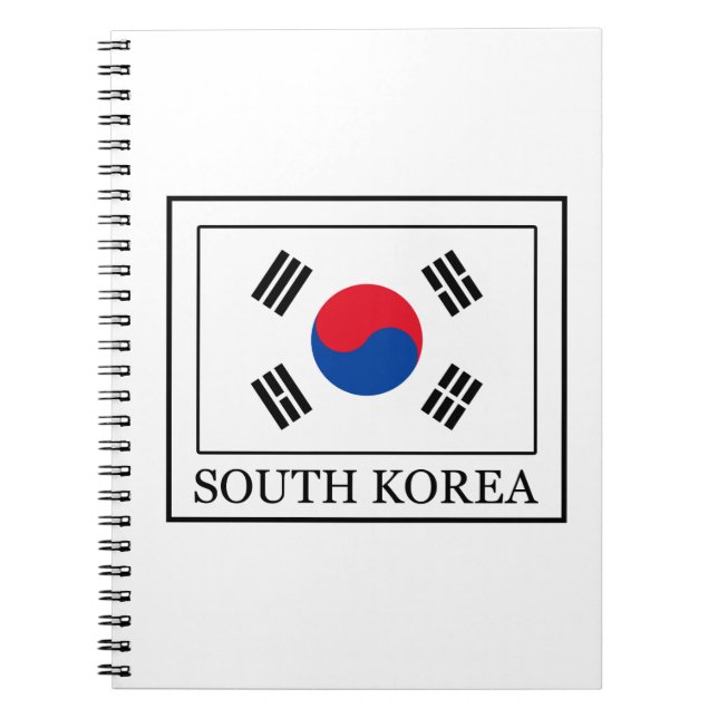Sydkorea Anteckningsbok (Framsidan)