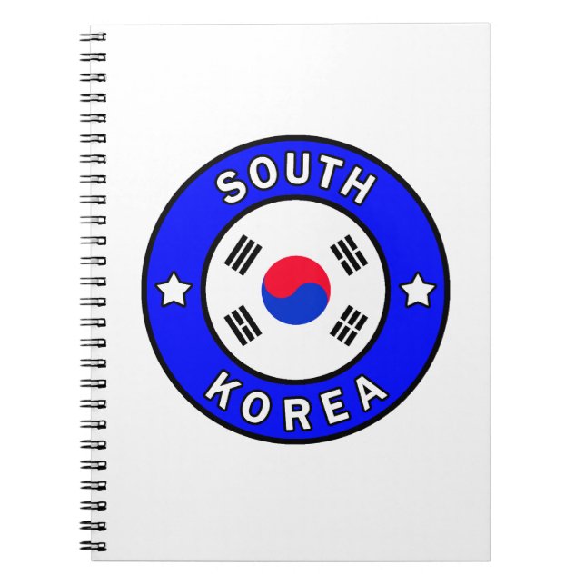 Sydkorea Anteckningsbok (Framsidan)
