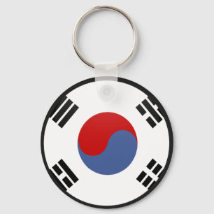 Sydkorea cirklar den kvalitets- flagga nyckelring