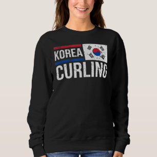 Sydkorea Curling Flagga Stone Sport Curler Skip T Shirt