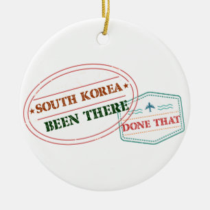 Sydkorea där gjort det julgransprydnad keramik