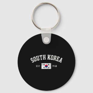 Sydkorea Est. 1948 Sydkoreanska flaggan Oberoende Nyckelring