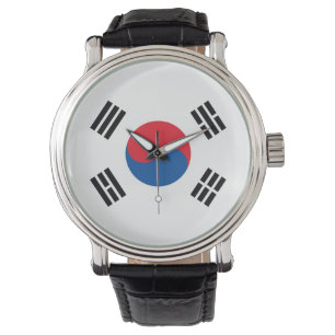 Sydkorea Flagga Armbandsur