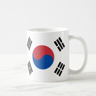Sydkorea Flagga Ceramic Mugg