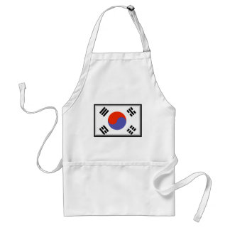 Sydkorea flagga förkläde