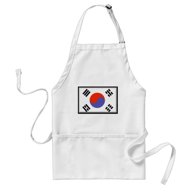 Sydkorea flagga förkläde (Framsidan)