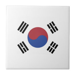 Sydkorea flagga kakelplatta