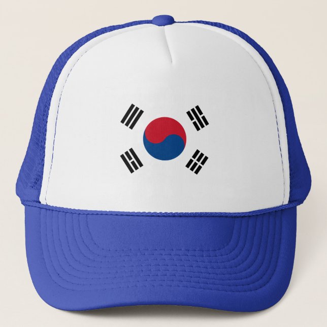 Sydkorea Flagga Keps (Framsida)