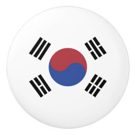 Sydkorea flagga knopp