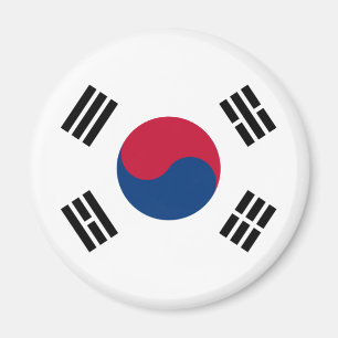 Sydkorea Flagga Magnet