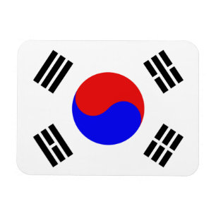 Sydkorea Flagga Magnet