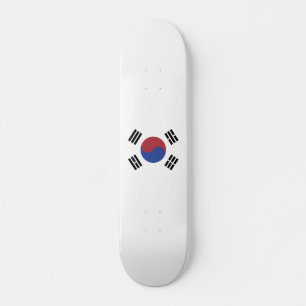 Sydkorea flagga mini skateboard bräda 18,5 cm